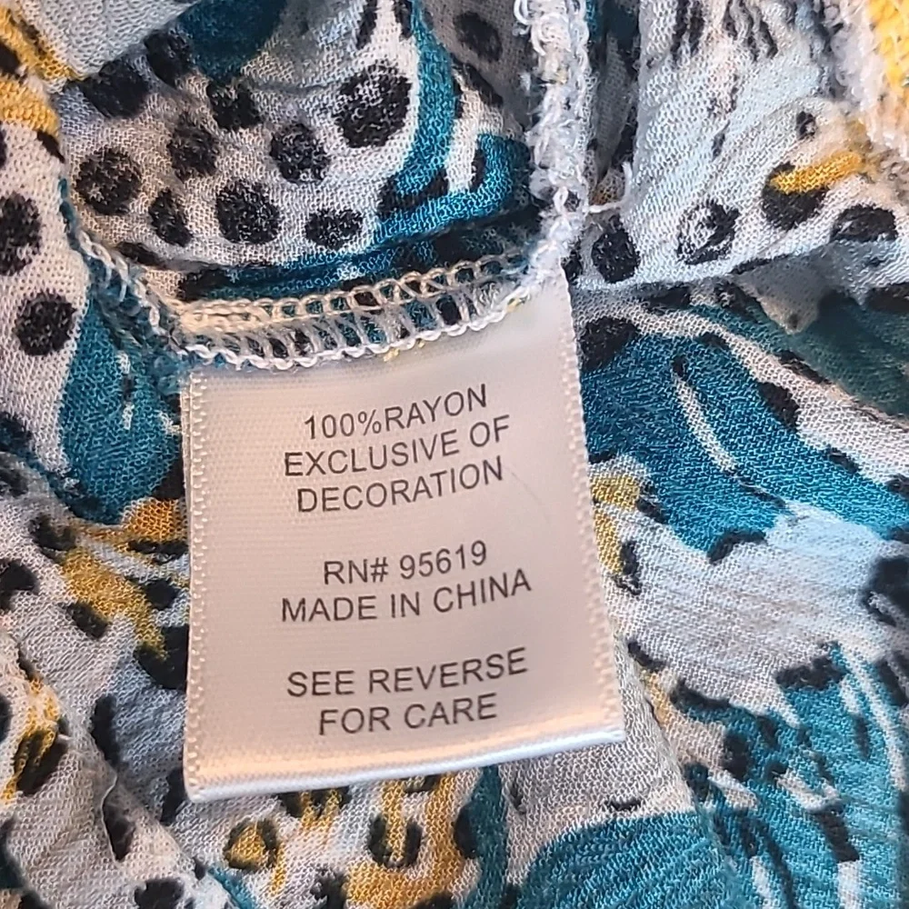 Fever Mixed Prints Blouse - Picture 8 of 12